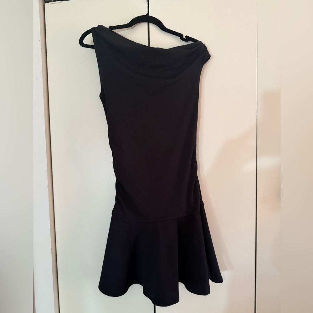 Zara black off the shoulder dress - Picture 3 of 4